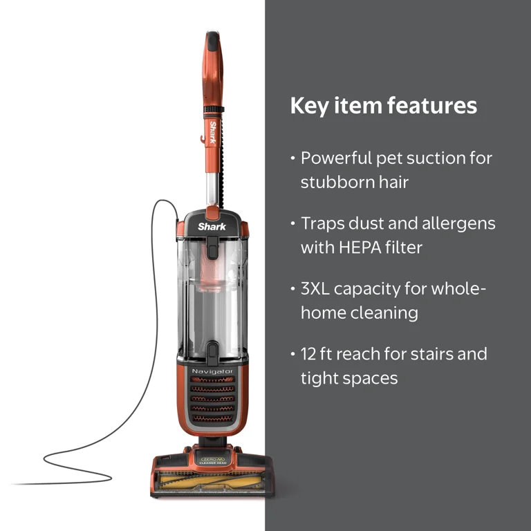 Shark Navigator® XL Multi-Surface Anti-Allergen Pet Upright Vacuum