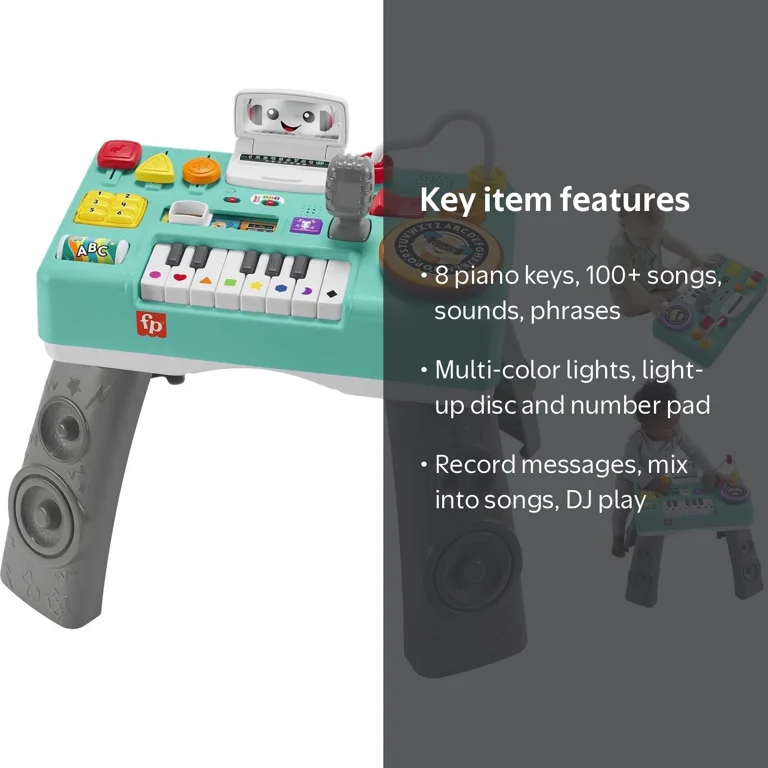 Fisher-Price Laugh & Learn Mix & Learn DJ Table Baby & Toddler