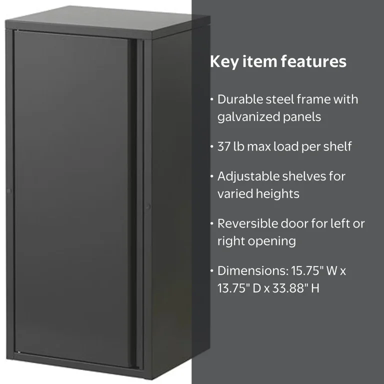 Ikea Cabinet, indoor/outdoor, gray dark gray 226.202629.202