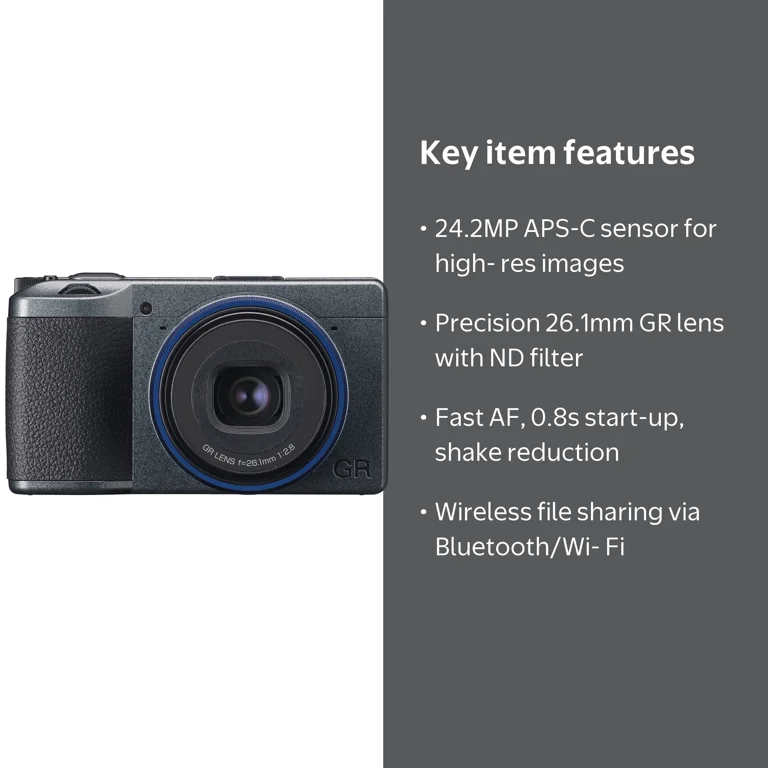 Ricoh, Digital Camera, Urban Edition, 24.24 MP, Compact
