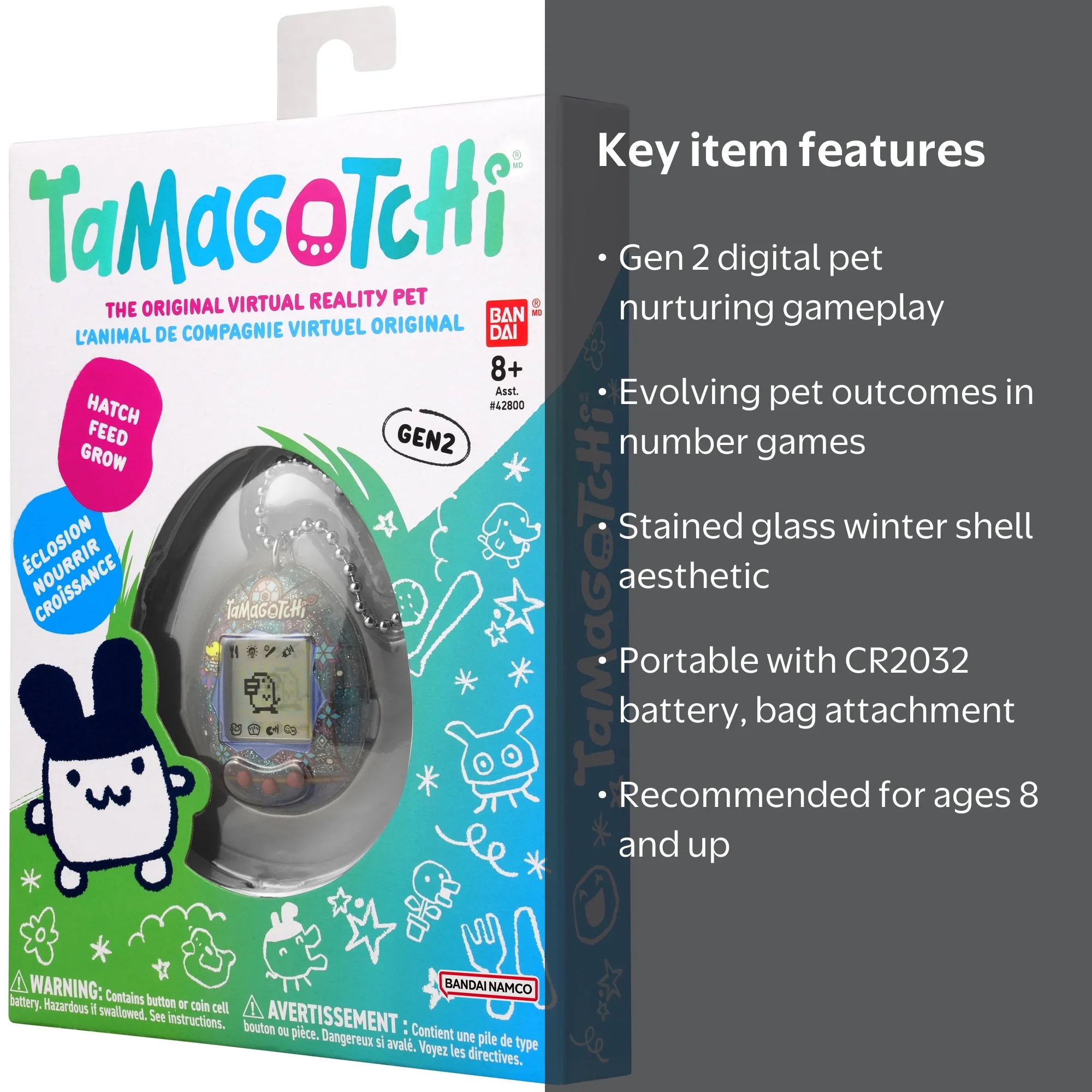 Original Tamagotchi - Stained Glass Winter - Walmart.com