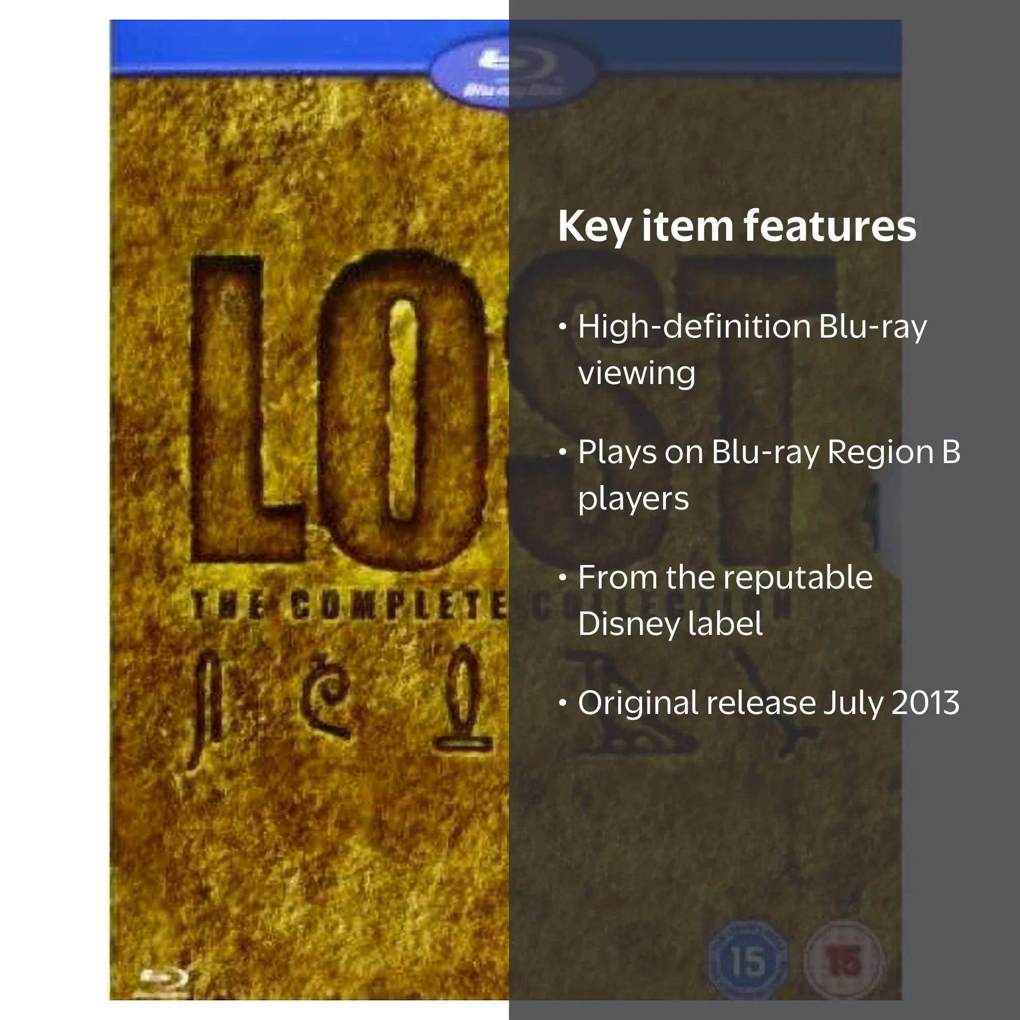 Lost: The Complete Collection Seasons 1-6 [Blu-ray] - Disney