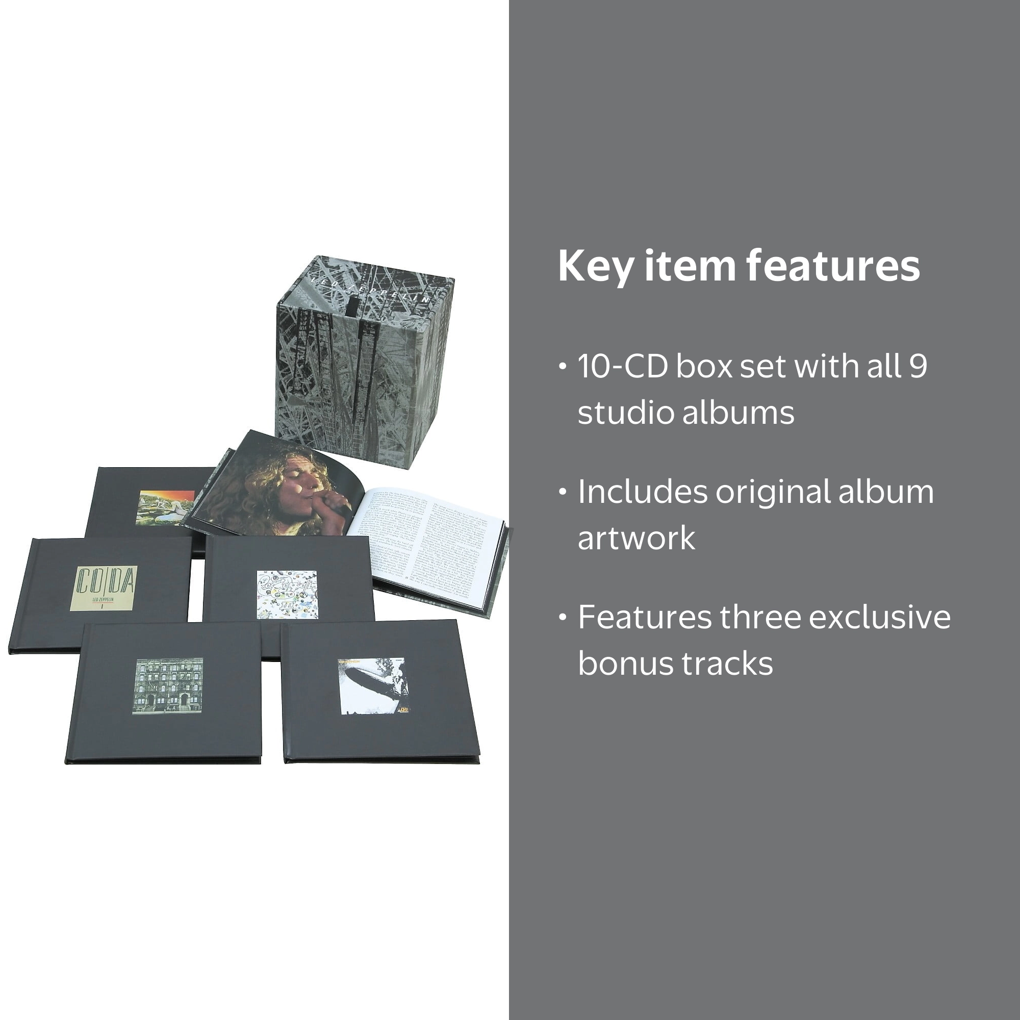 Led Zeppelin The Complete Studio Recordings 10 CD Set - Walmart.com