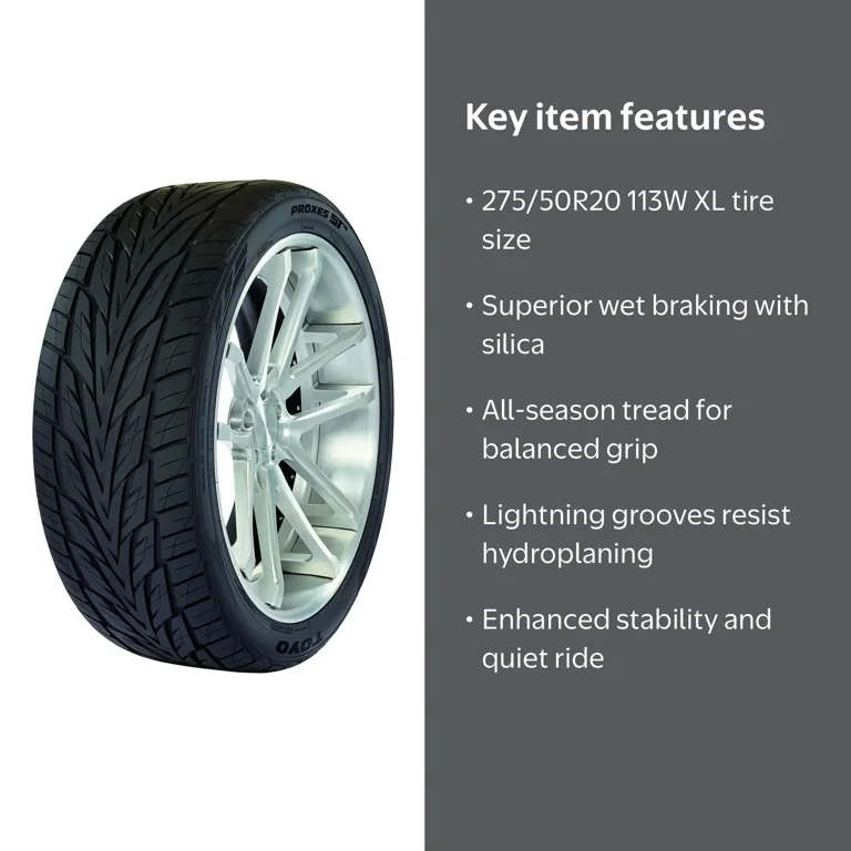 Toyo Proxes ST III All-Season Tire 275/50R20 113W Fits: Mercedes