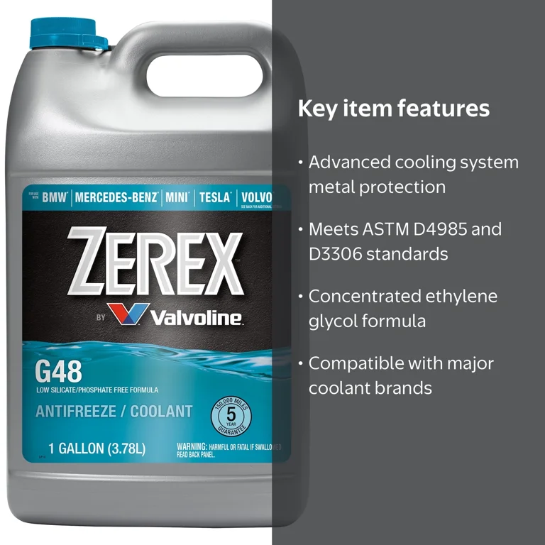 Valvoline's Zerex G48 Concentrate - Antifreeze and Coolant, 1