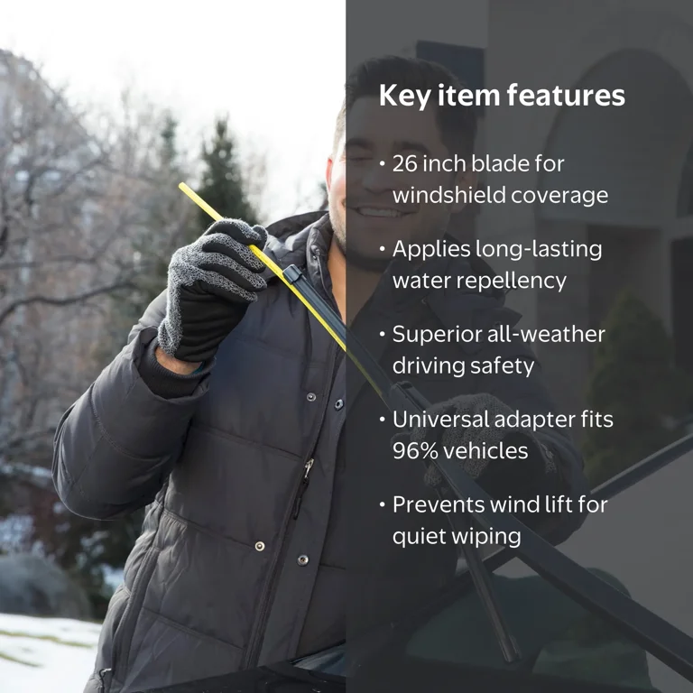 Rain-X Latitude Water Repellency 26 inch Windshield Wiper