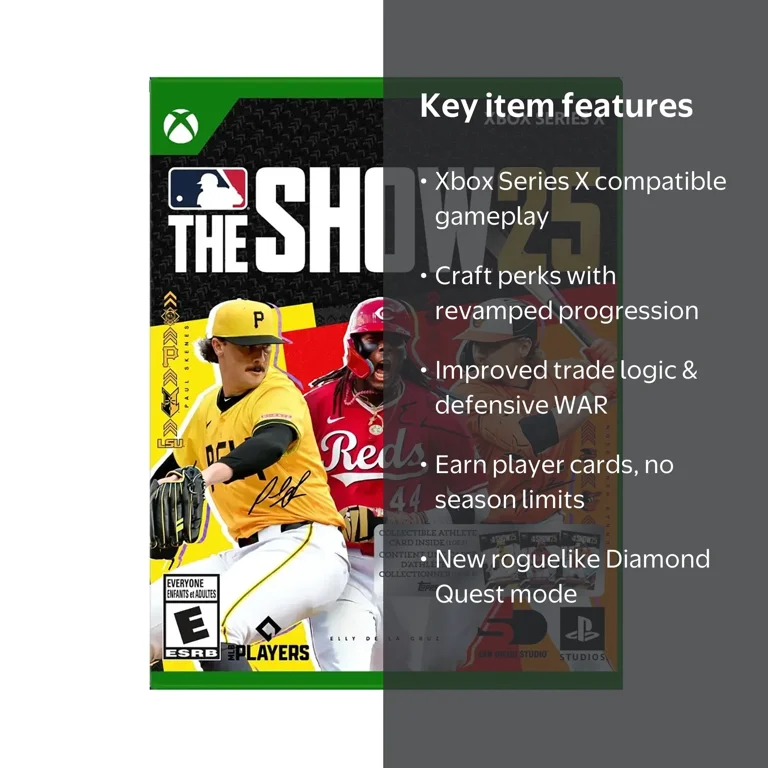 Solutions 2 GO, MLB The Show 25 - Xbox Series X, Baseball Video