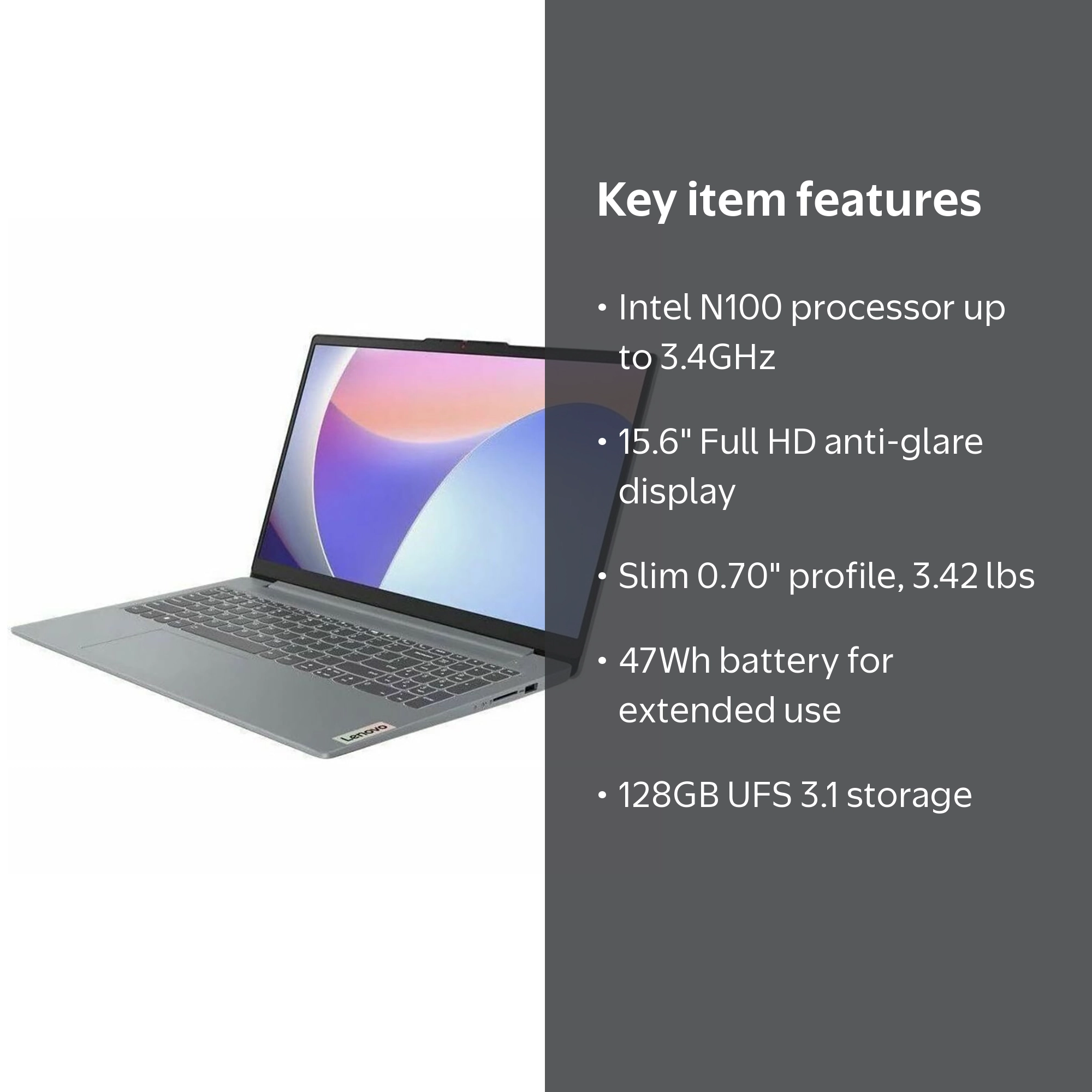Lenovo IdeaPad Slim 3 15IAN8 15.6