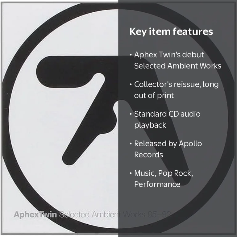 Aphex Twin - Selected Ambient Works 85-92 - Music & Performance