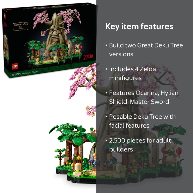 LEGO, The Legend of Zelda Great Deku Tree 2in1, 77092, 2500 Pieces