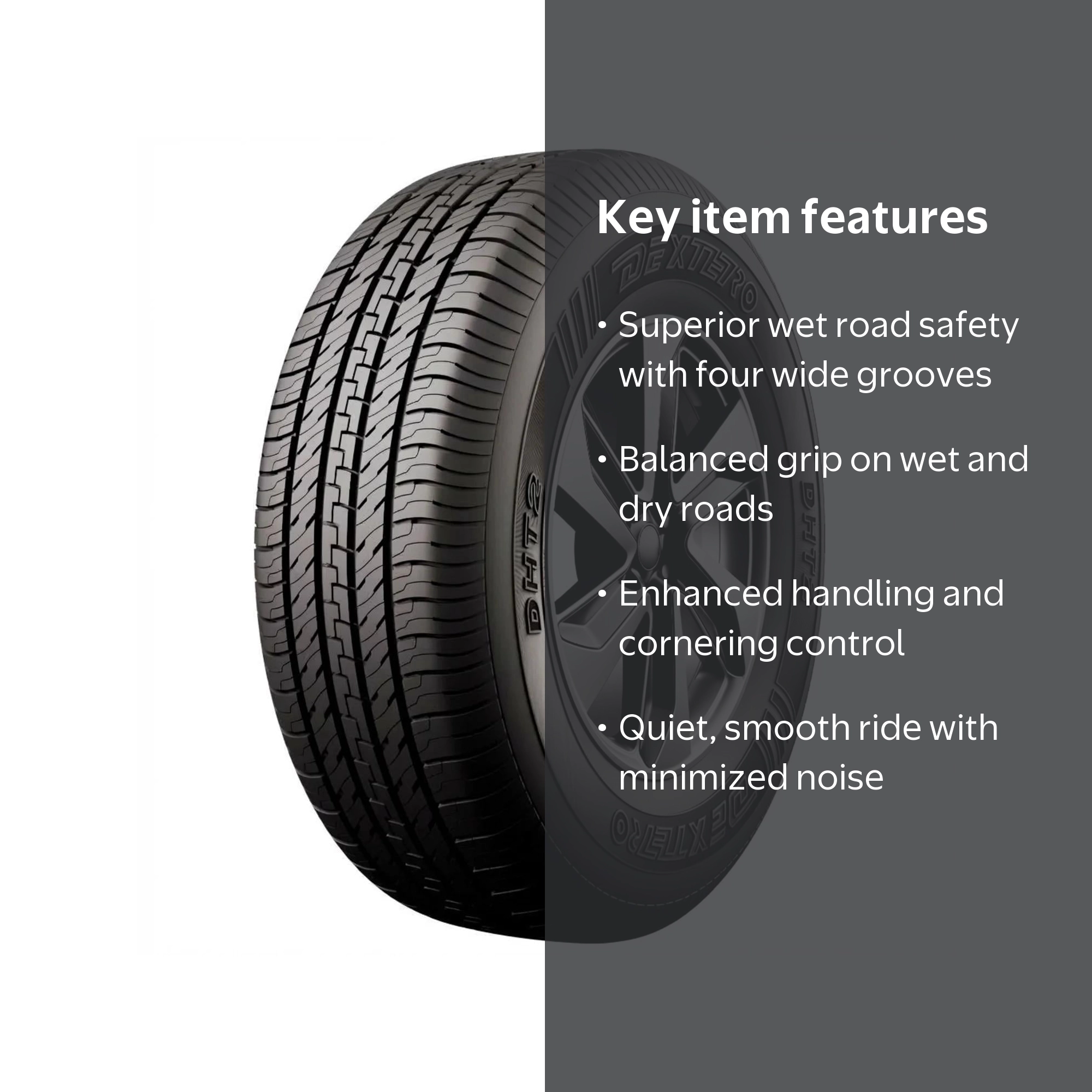 Dextero DHT2 All-Season 245/70R16 106T Tire - Walmart.com