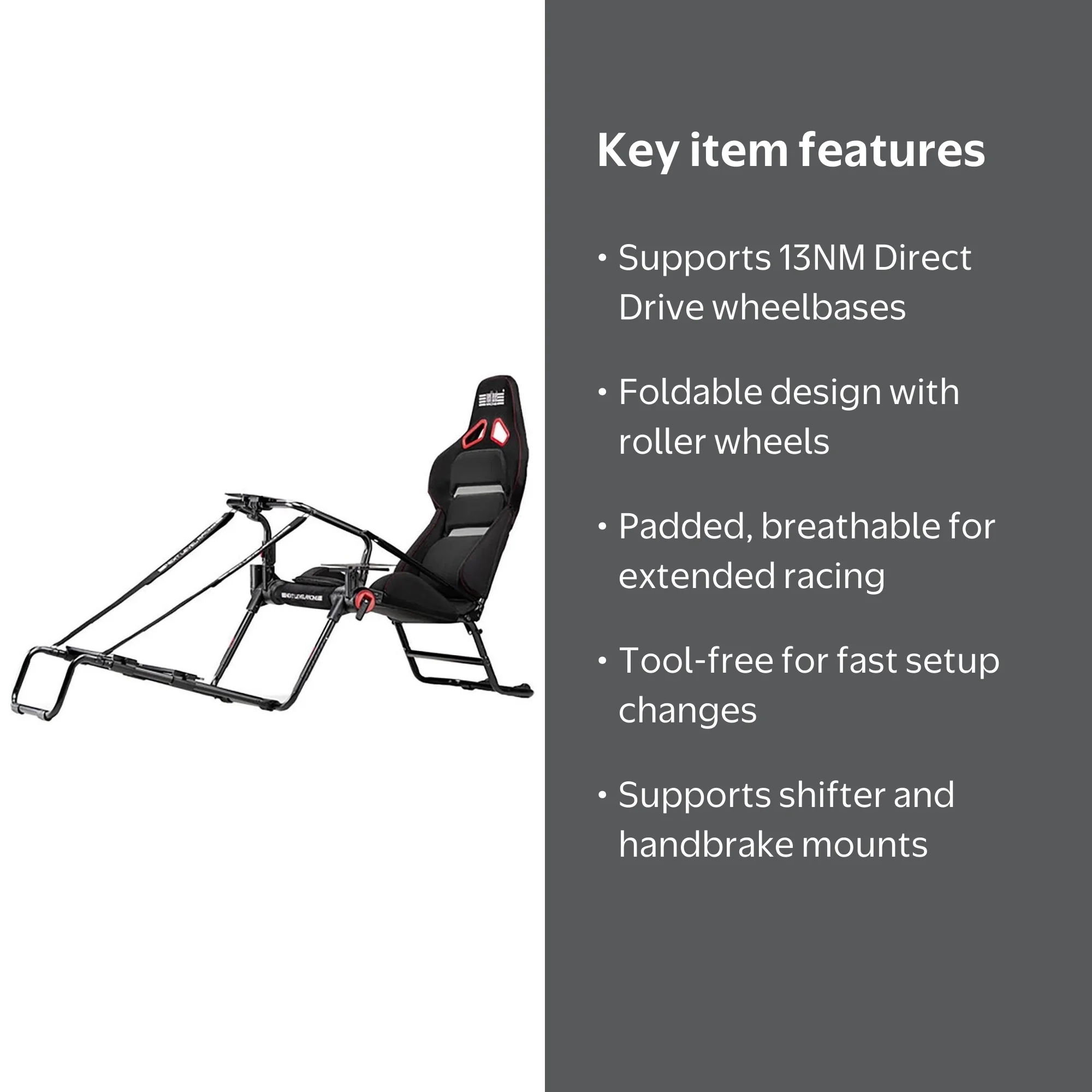 Next Level Racing GTLite Pro Foldable Racing Cockpit NLR-S031
