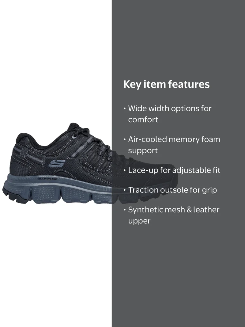 Skechers Men's Memory Foam Summits AT Upper Draft Outdoor Lace-Up