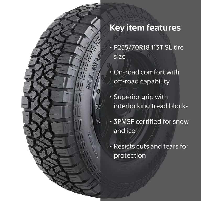Kenda Klever A/T2 KR628 All Terrain P255/70R18 113T Light Truck