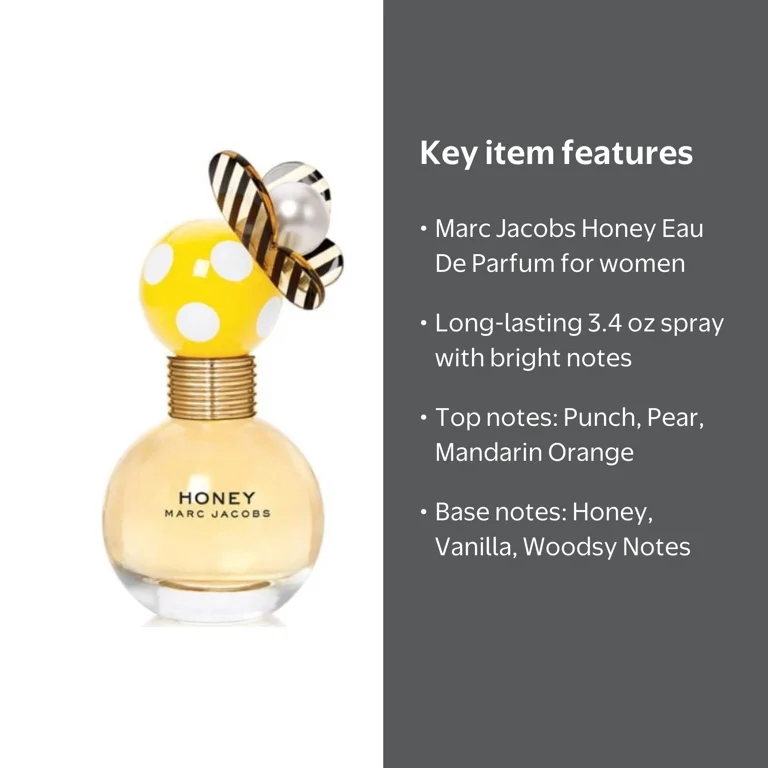 Marc Jacobs Honey Eau De Parfum Spray for Women 3.4 oz - Walmart.com