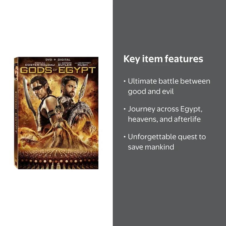 Lionsgate Home Entertainment, DVD, Gods of Egypt, VUDU Instawatch
