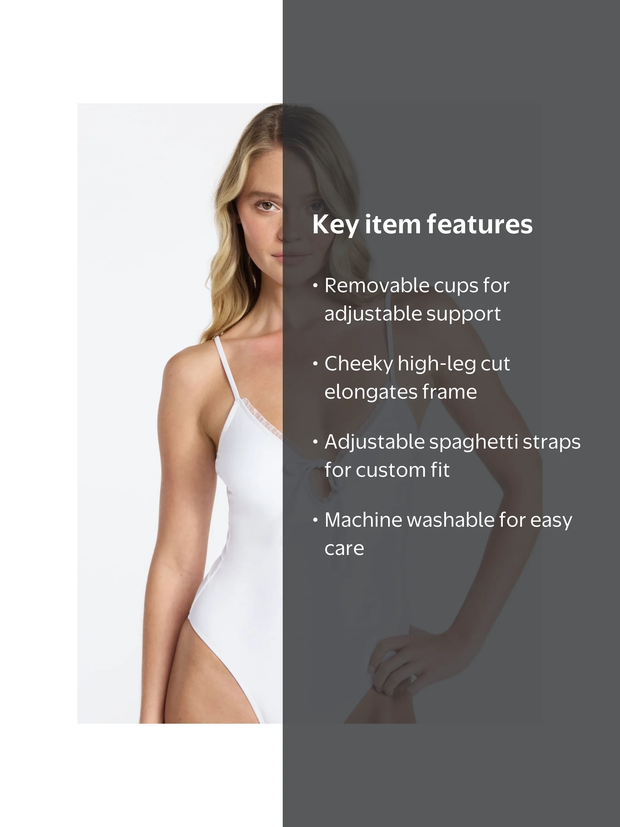 No Boundaries Keyhole One-Piece Swimsuit, Women's XXS-XXL