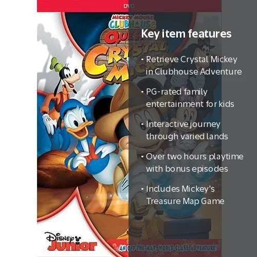 Disney, Mickey Mouse Clubhouse: Quest for the Crystal Mickey, DVD