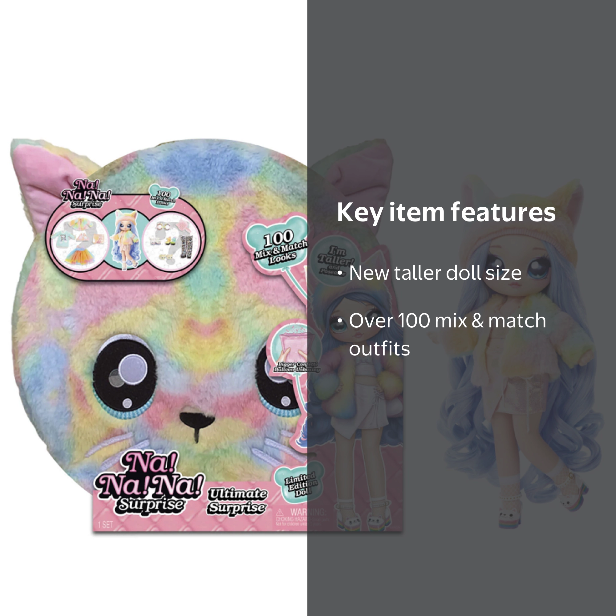 なななっちゃん様　セノッピー for Kids 6袋セット Na! Na! Na! Ultimate Rainbow Kitty Surprise with Taller Doll & 100