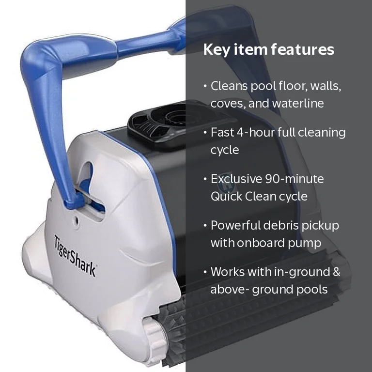 Hayward Tigershark Q QC Automatic Robotic Pool Cleaner with Quick