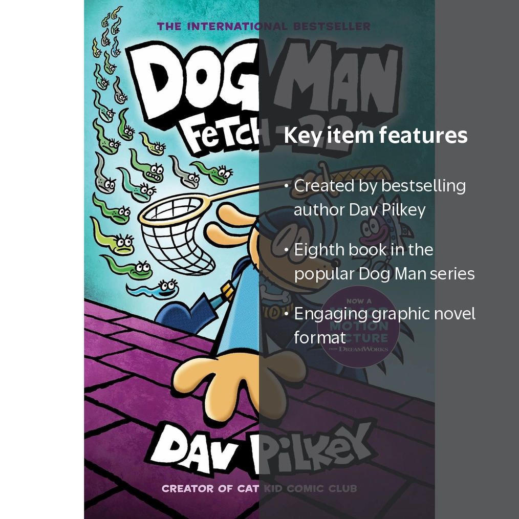 Dav Pilkey, Dog Man: Fetch-22, Dog Man #8, Hardcover - Walmart.com
