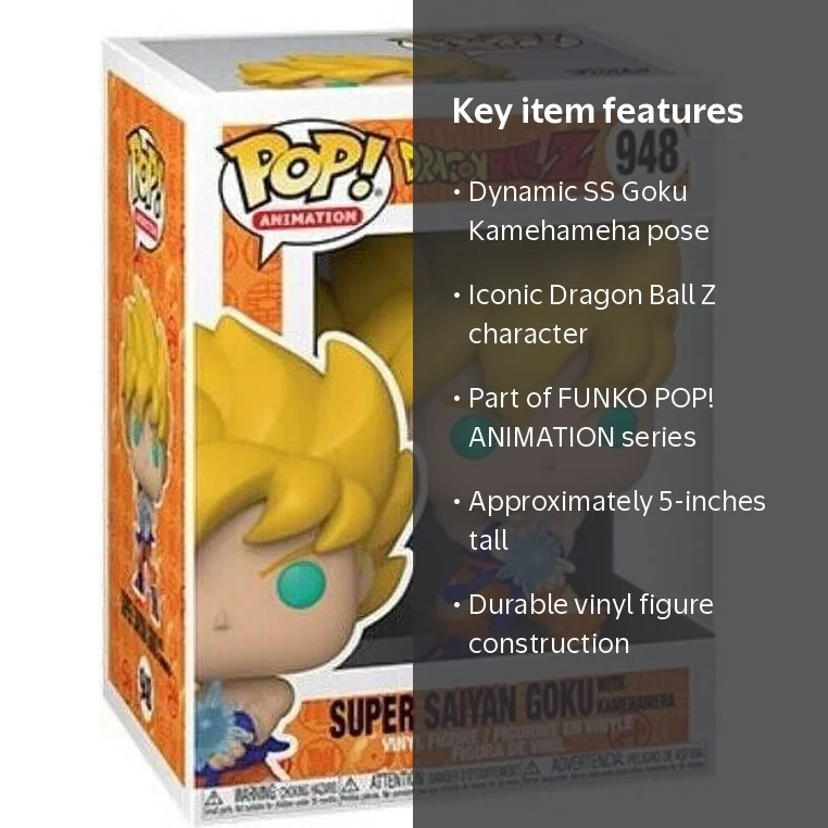 FUNKO POP! ANIMATION: Dragon Ball Z - SS Goku w/ Kamehameha Wave