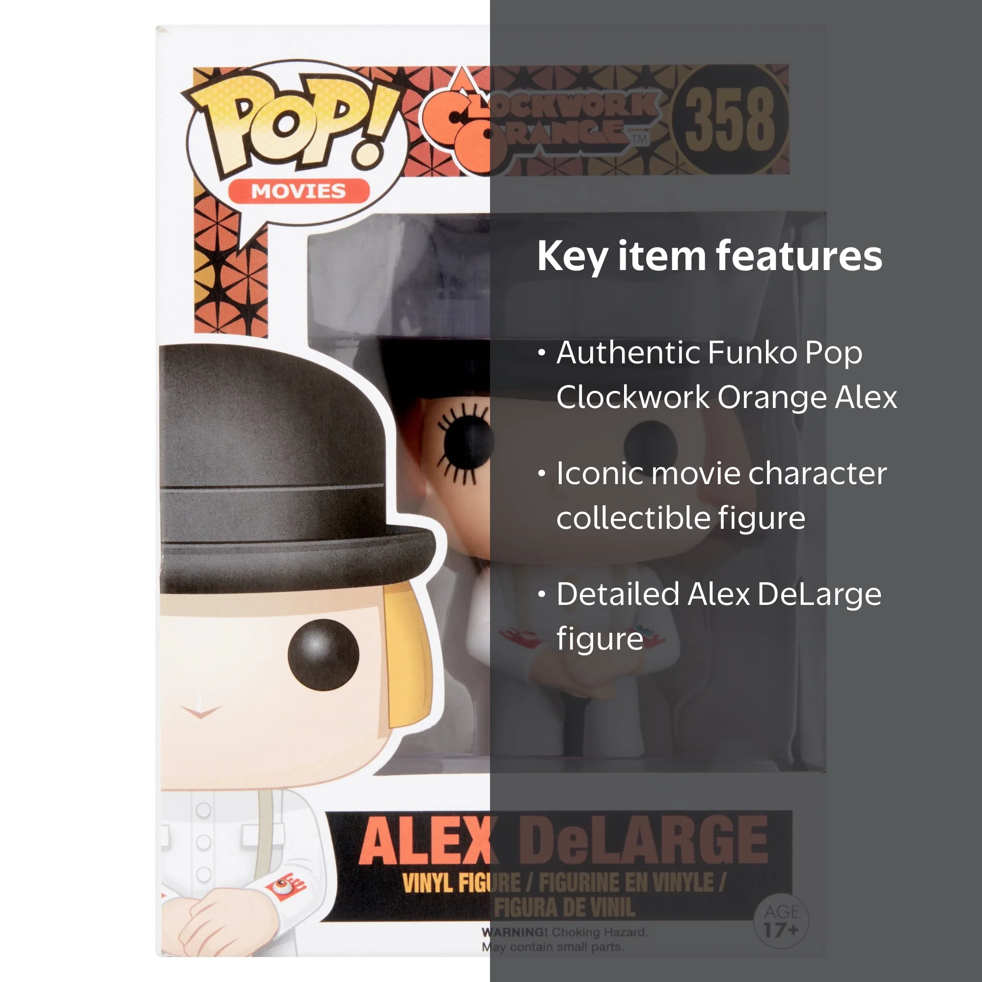 FUNKO POP MOVIES CLOCKWORK ORANGE - ALEX - Walmart.com