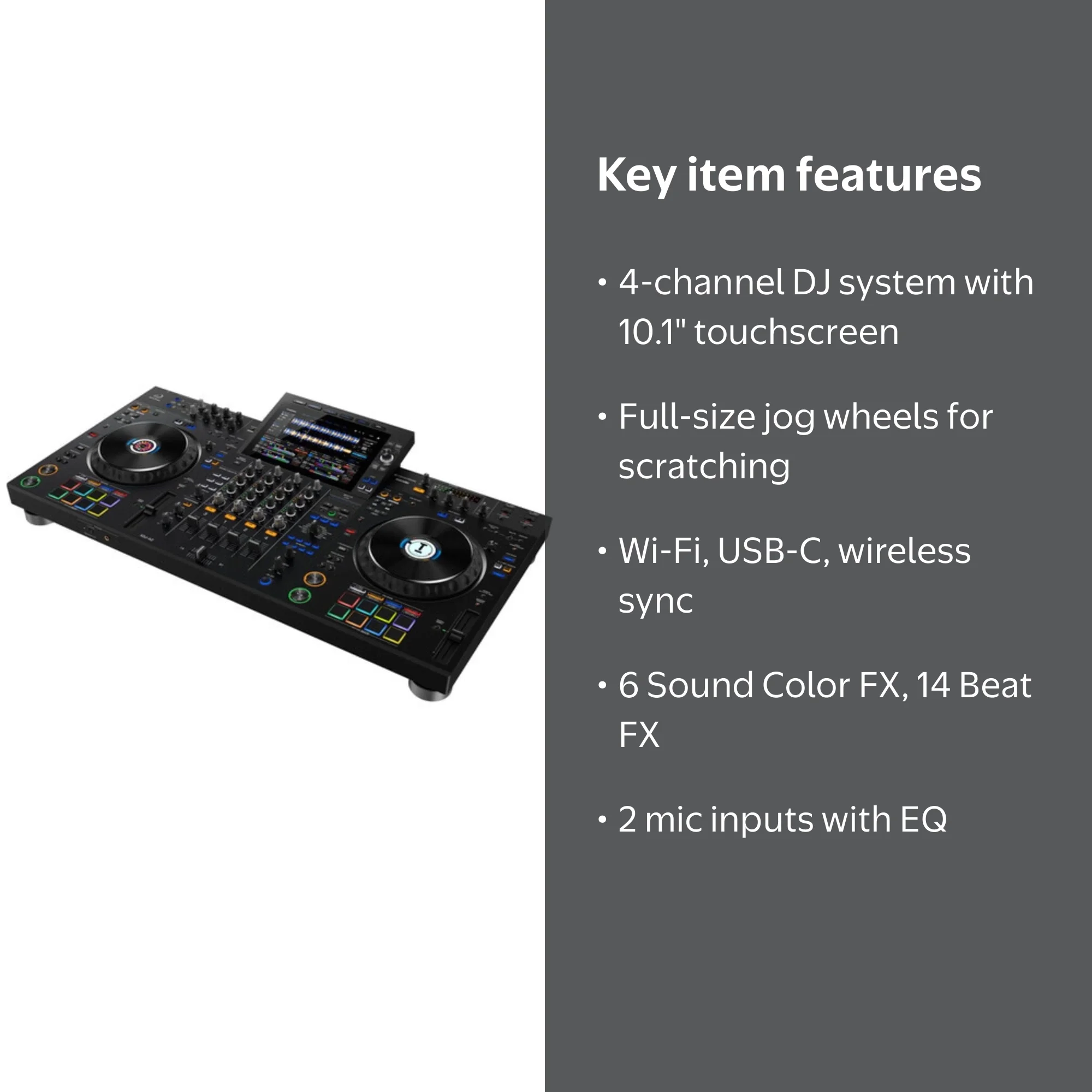 AlphaTheta XDJ-AZ 4-Channel Professional All-In-One DJ Controller