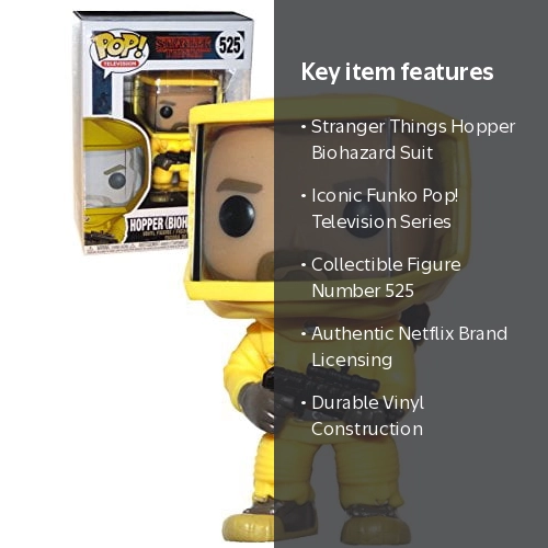 Funko Pop! Television Stranger Things Hopper #525 (Biohazard Suit