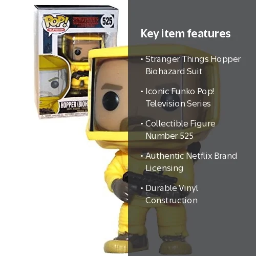 Funko Pop! Television Stranger Things Hopper #525 (Biohazard Suit