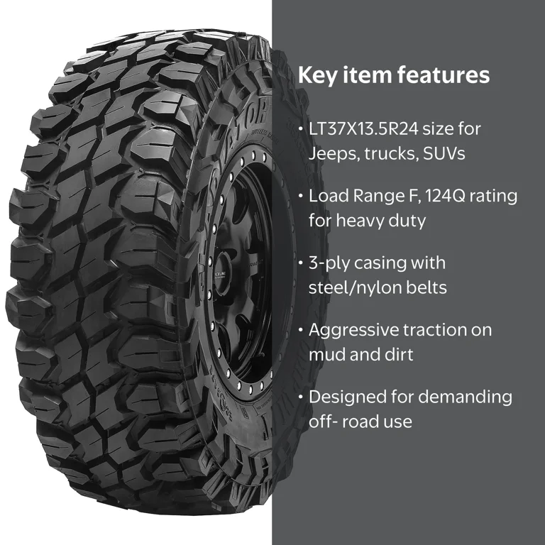 Gladiator X COMP M/T Mud Terrain LT37X13.5R24 124Q F Light Truck