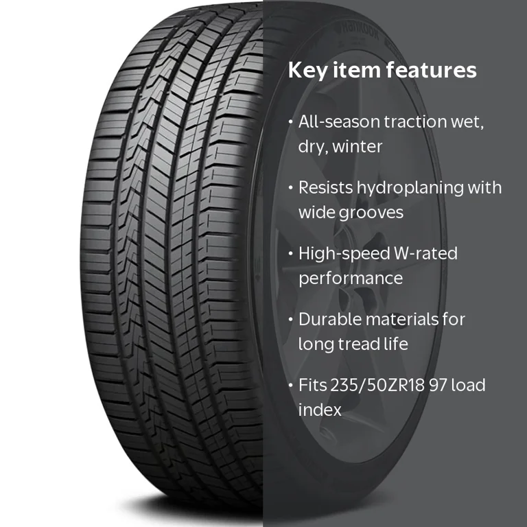 Hankook Ventus S1 AS H125 235/50ZR18 97W - Walmart.com