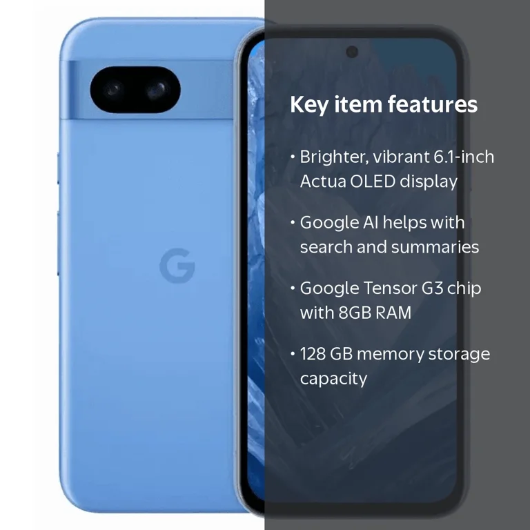 New Pixel 8a 128gb Unlocked Bay Bale - Walmart.com