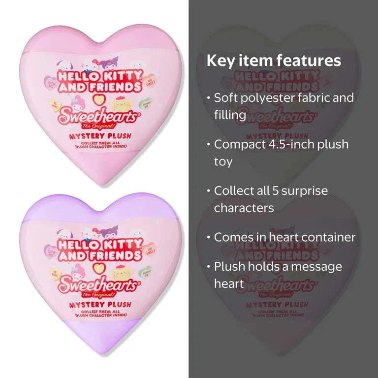 Hello Kitty ® and Friends Sweethearts Surprise Mini Plush