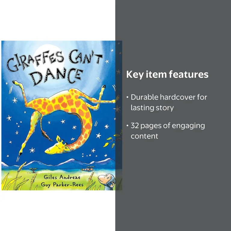 Giraffes Can't Dance (Standard) Hardcover Book by Guy Parker-Rees