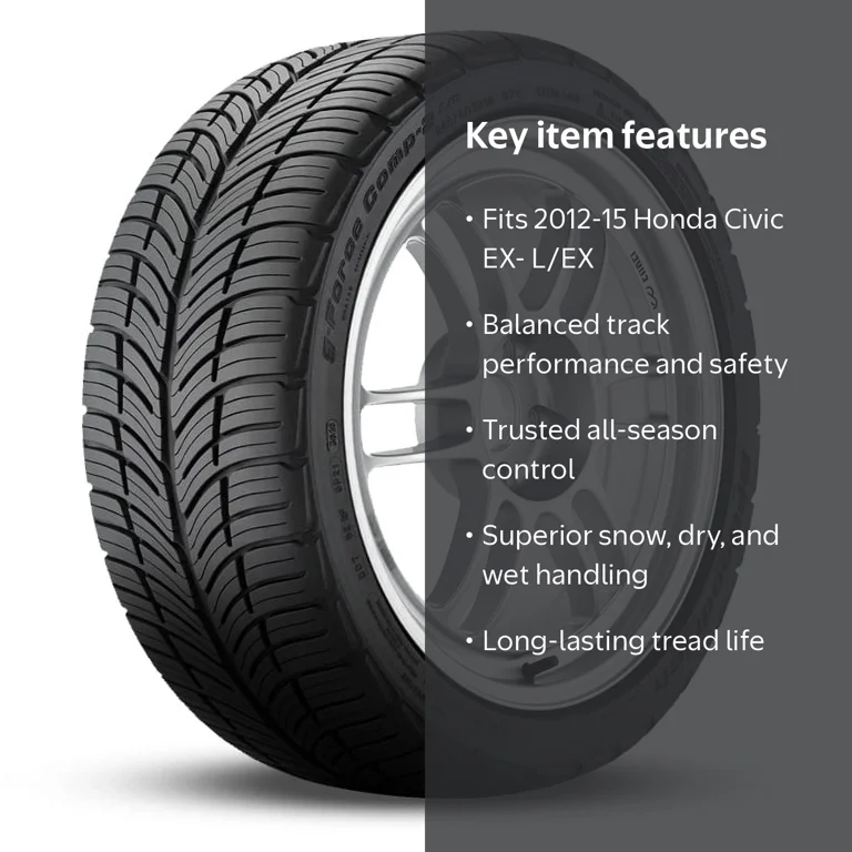BFGoodrich G-Force COMP-2 A/S PLUS Tire 205/55ZR16 91W - Walmart.com