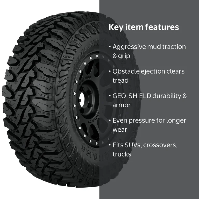 Yokohama Geolandar M/T G003 40X13.50R17/8 121Q BW Mud Terrain Tire