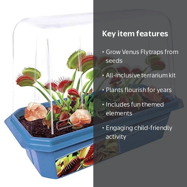 TOYS BY NATURE Grow Your Own Frightening Venus Flytraps - Kids
