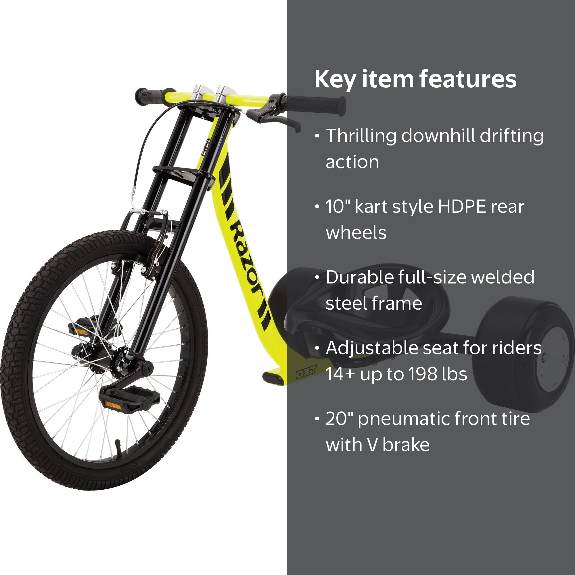 Razor DXT Drift Trike - Walmart.com