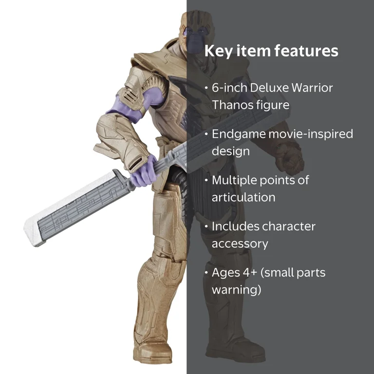The Avengers, Warrior Thanos Deluxe Figure, 6-inch scale