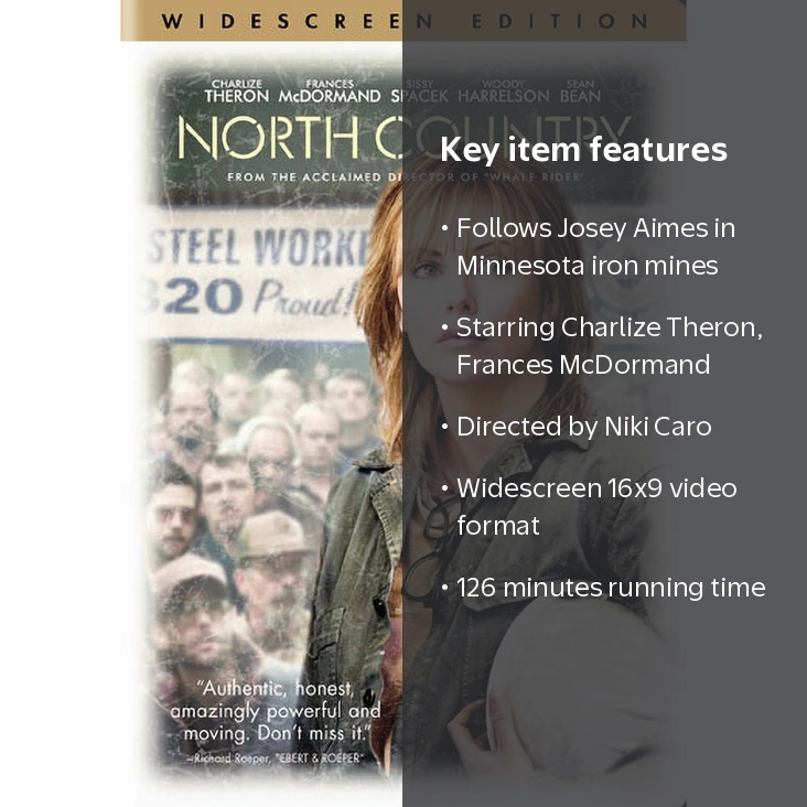 SDS, North Country DVD, 2005, R with Special Features - Walmart.com