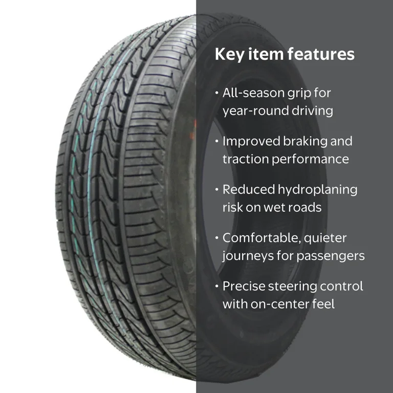 Accelera Eco Plush 195/65R15 91H All-Season Passenger Tire with