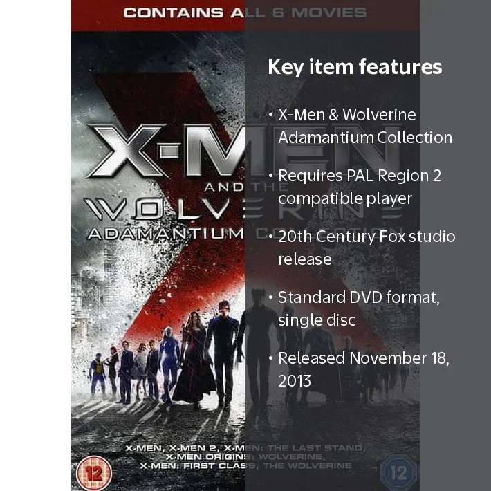 X-Men & the Wolverine Adamantium Collection [DVD] - Walmart.com