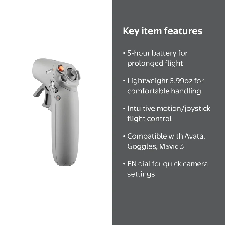 DJI RC Motion 2 Remote Controller, Motion-Based Flight Control for