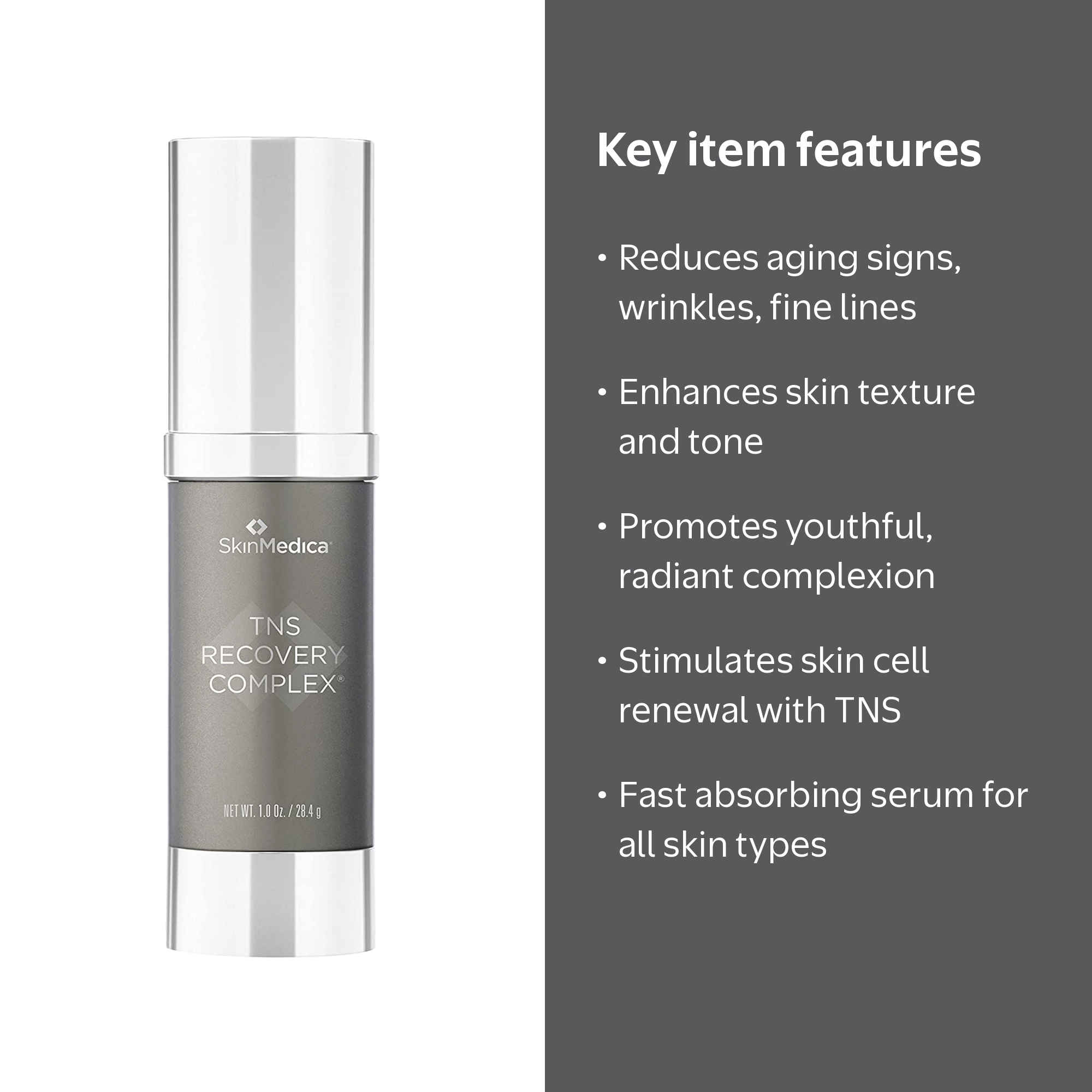 Skinmedica TNS Recovery Complex 1 oz - Advanced Anti-Aging Serum