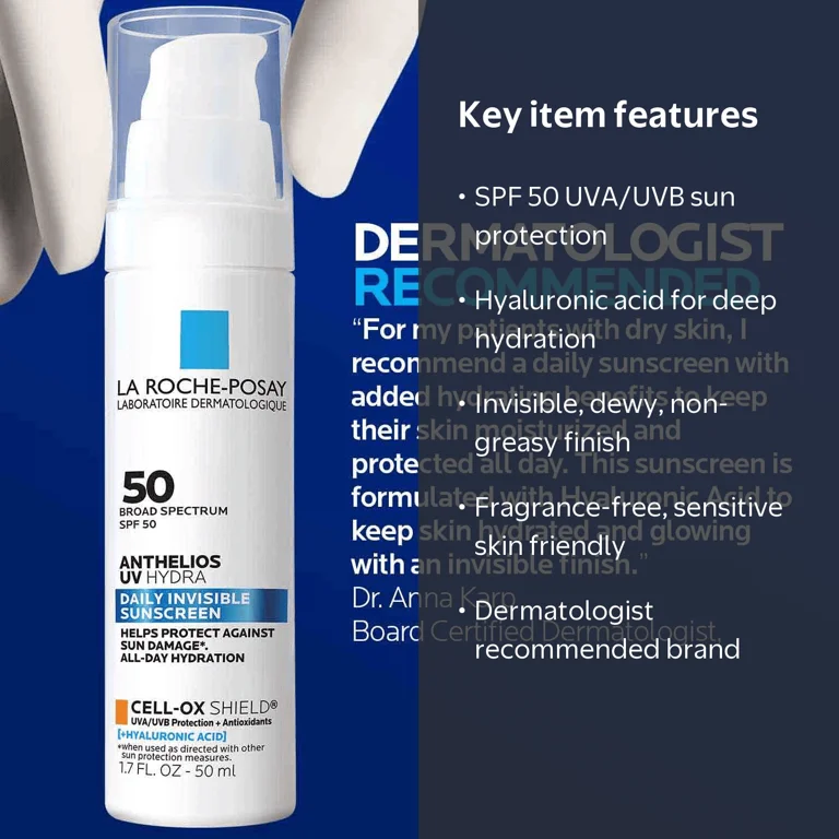 La Roche-Posay Anthelios UV Hydra Hydrating Facial Sunscreen SPF