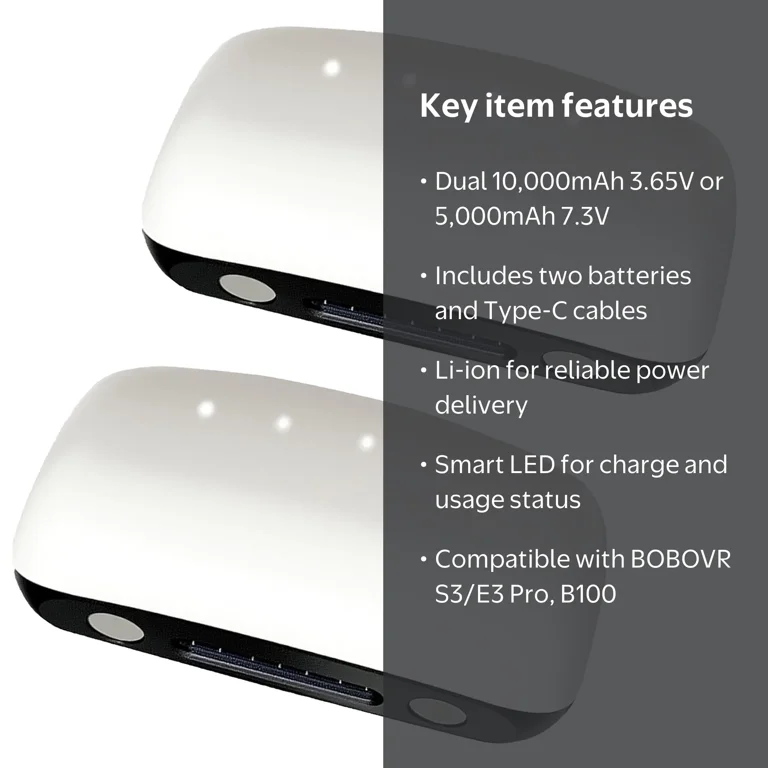 NATNO, Battery, 10000mAh, for BOBO VR S3 Pro and E3 Pro - Walmart.com