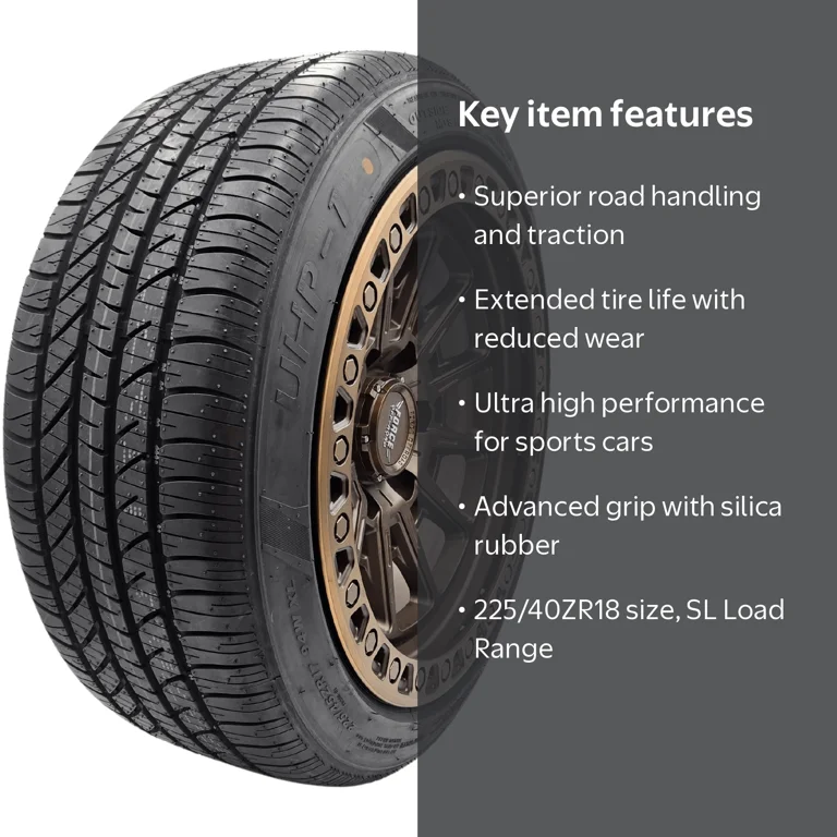 SuperMax UHP-1 UHP 225/40ZR18 88W Passenger Tire - Walmart.com