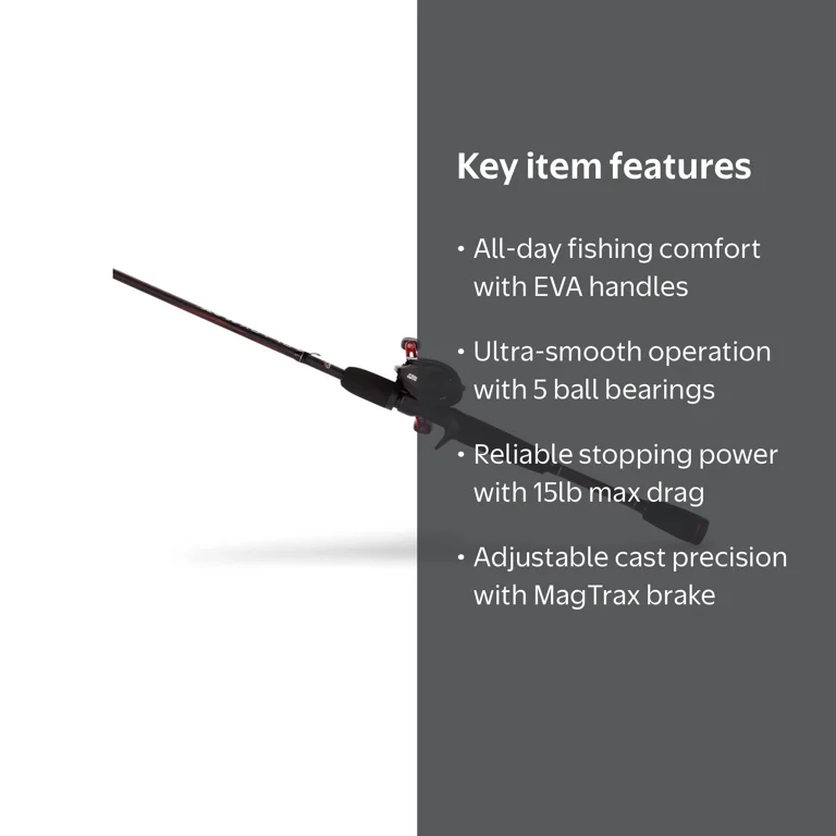 abu garcia black max line guide SX CASTING COMBO 4PC TRAVEL KIT – Richland Chambers Bait and Tackle along with the compact bent handle and drag star Abu Garcia Max X Black