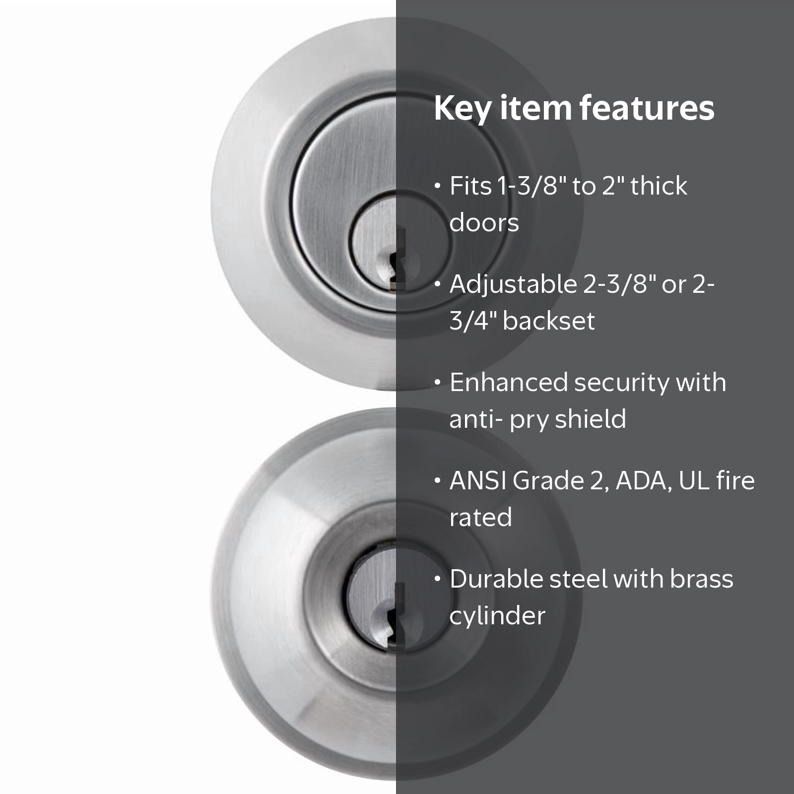 Brinks, Knob and Deadbolt Set, 2